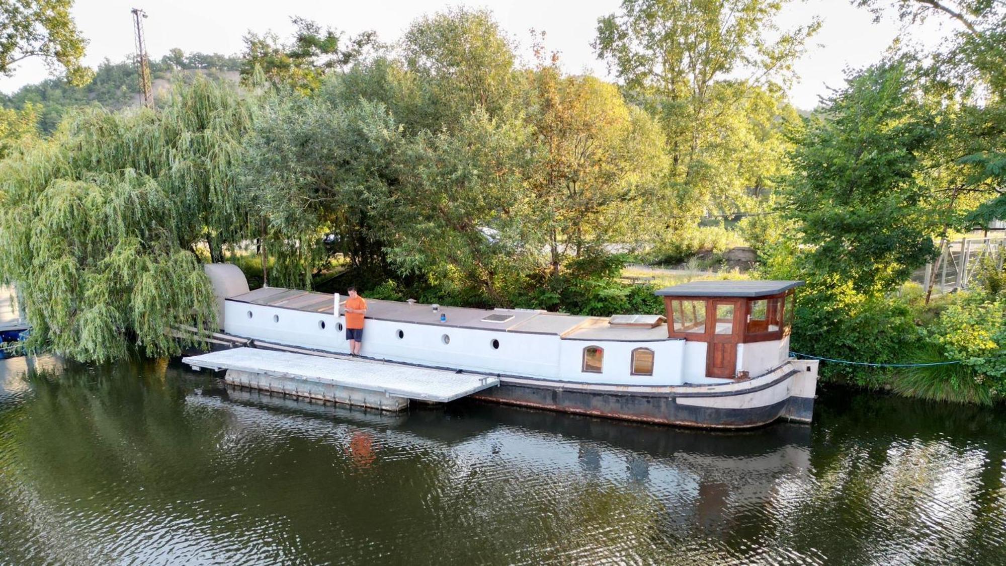 Hotel Prague On Boat, Privat Pier, Free Parking Exterior foto